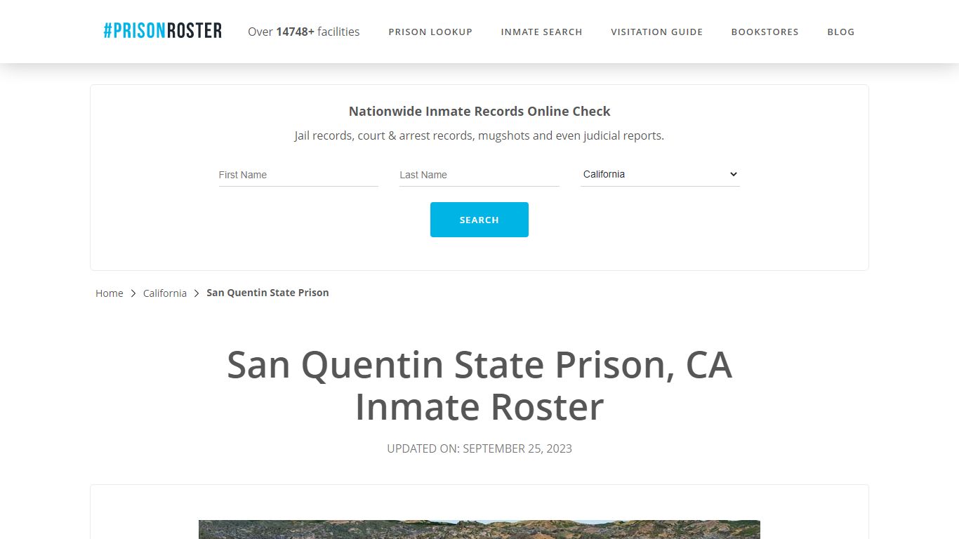San Quentin State Prison, CA Inmate Roster - Prisonroster